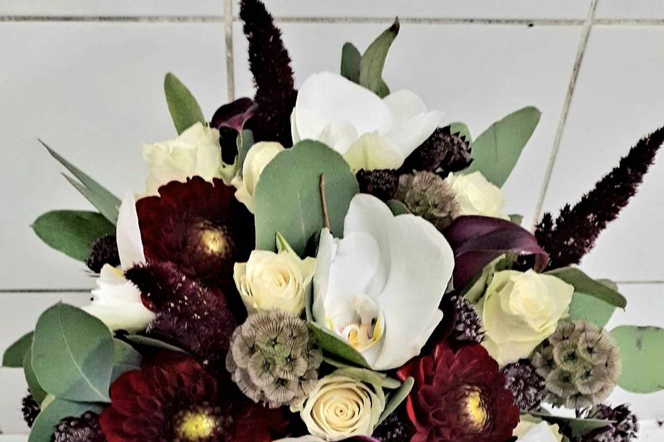 Bouquet de mariée rond 4