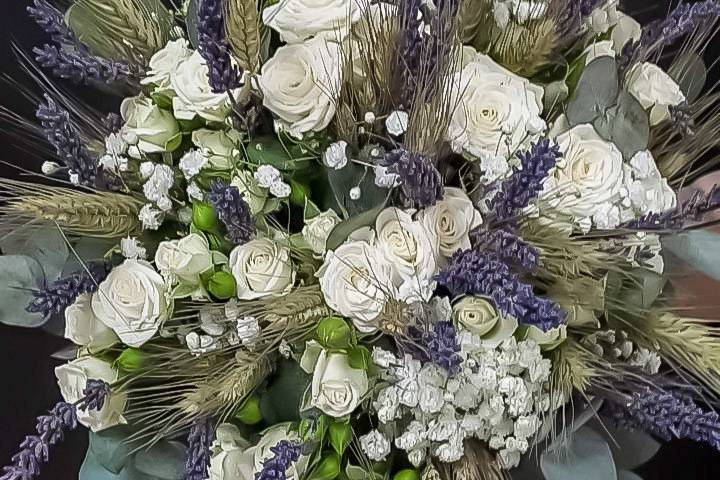 Bouquet de mariée rond 6