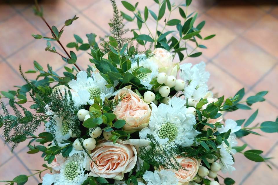 Bouquet de mariée rond 3