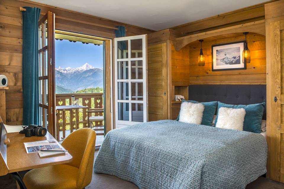 Chambre Deluxe, vue Mont Blanc
