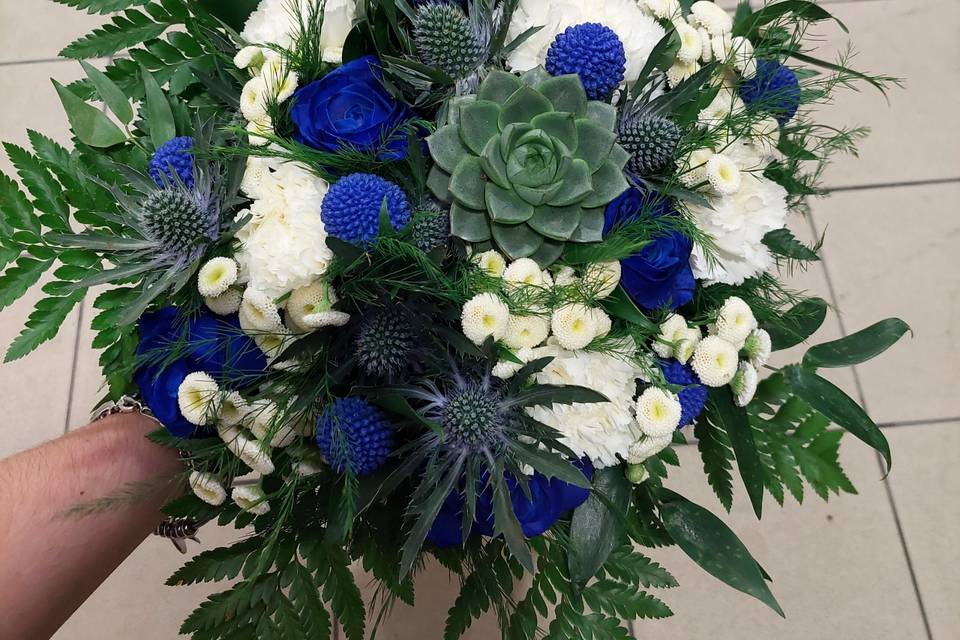 Bouquet de mariée rond 2
