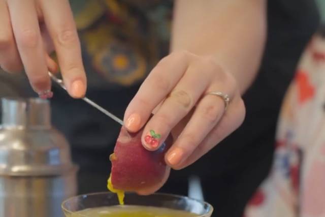 Plum Star Martini