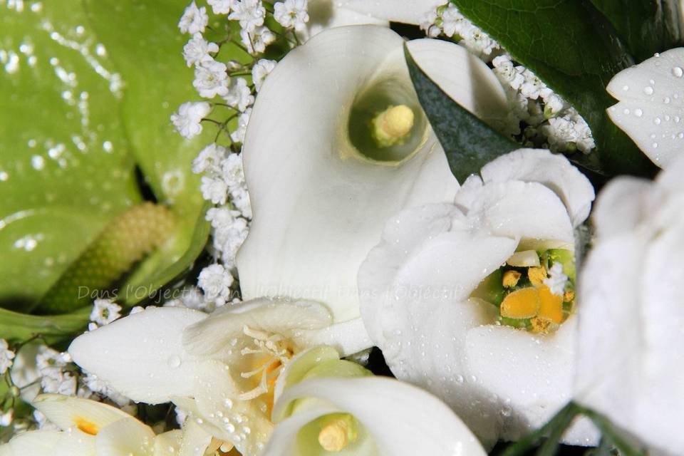 Bouquet de broche mariée