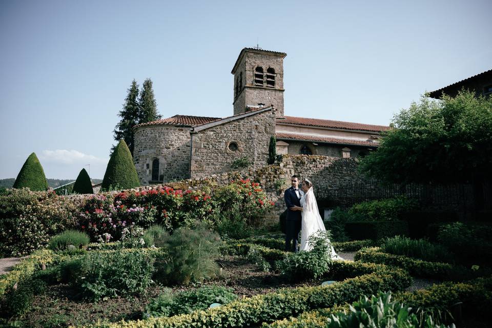 Dans le jardin du château