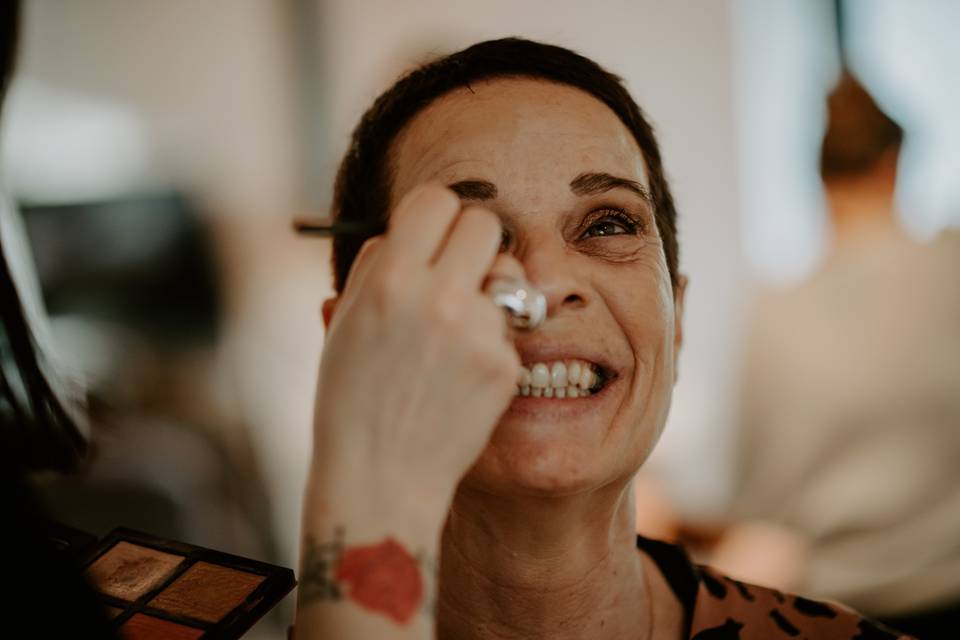 Makeup maman de la mariée