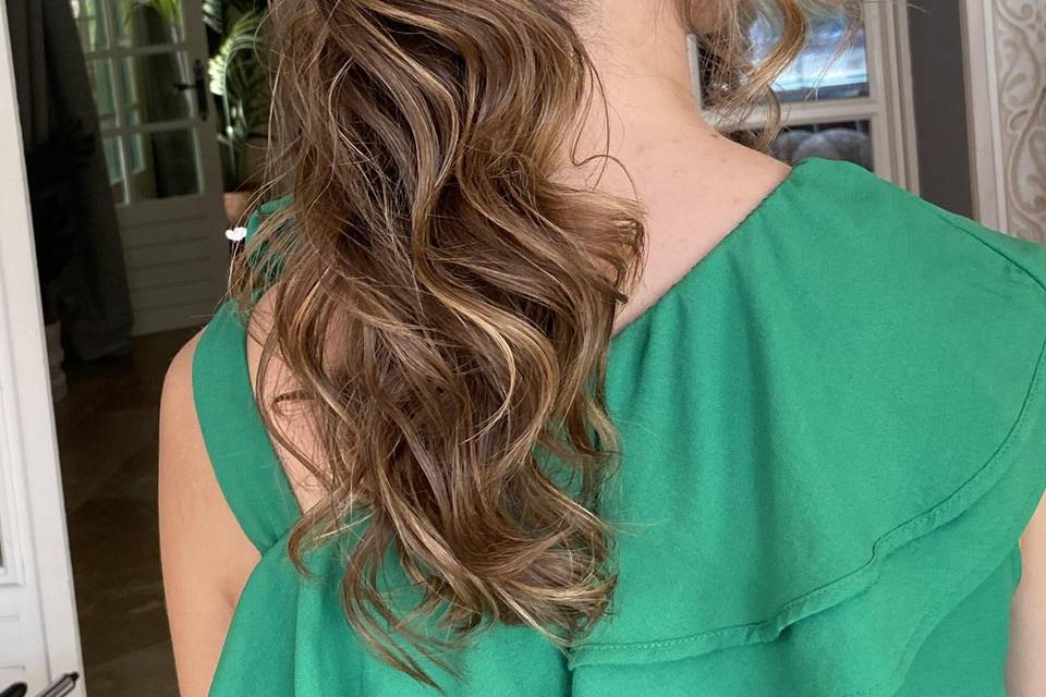 Ponytail demoiselle d’honneur