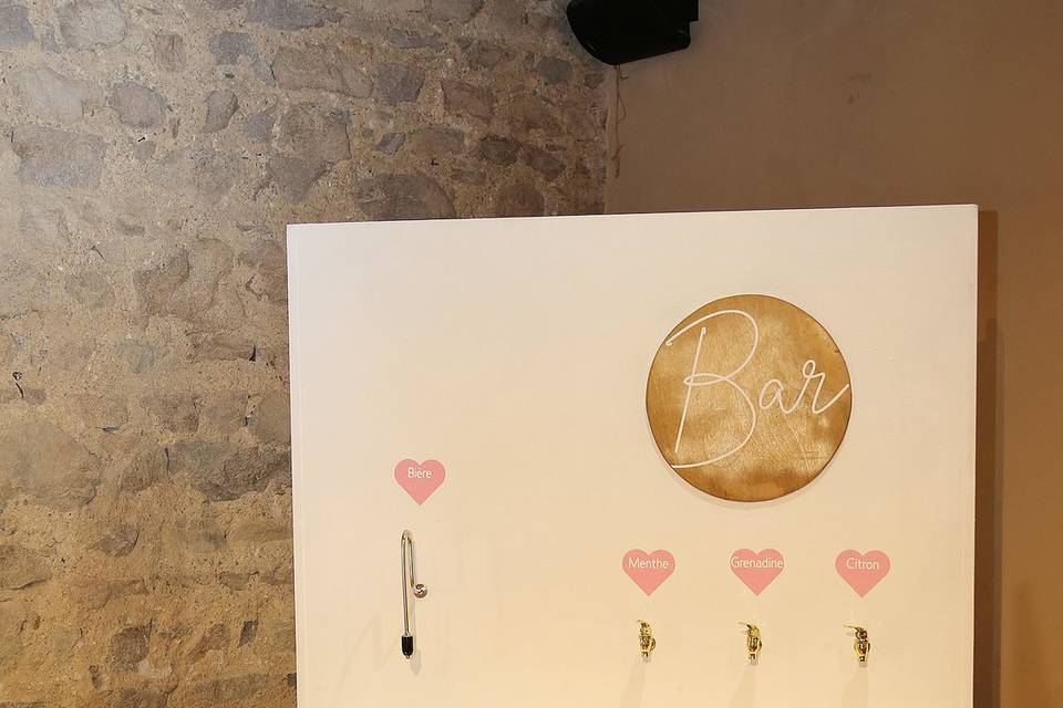 Bar à cocktail et à bières