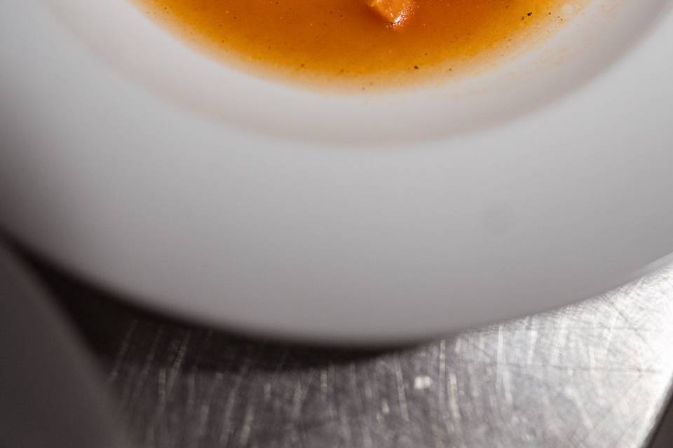 Détail du plat de gyoz