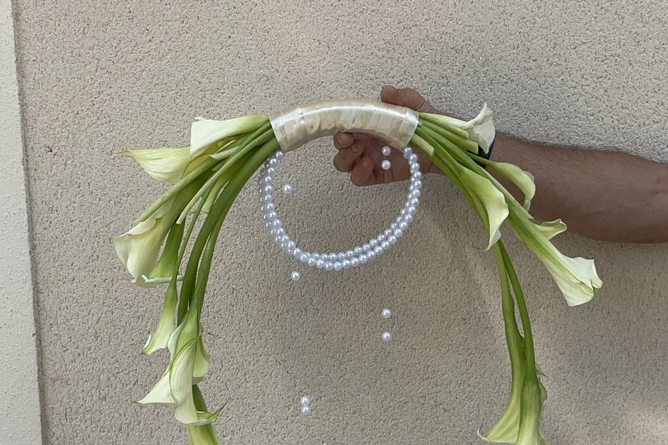 Sac bouquet de mariée
