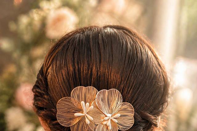Chignon bas torsadée