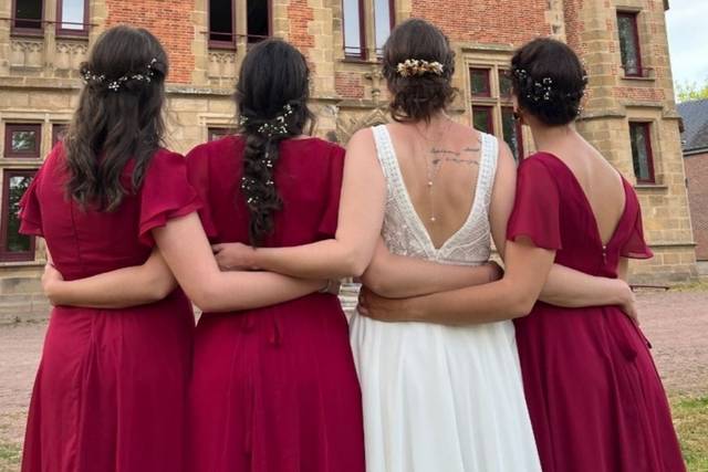 La mariée & ses demoiselles