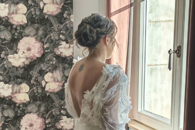 Chignon bas hivernal
