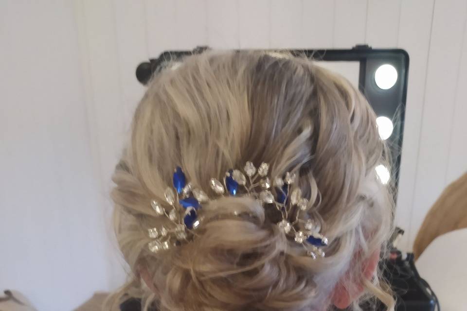 Chignon bas flou