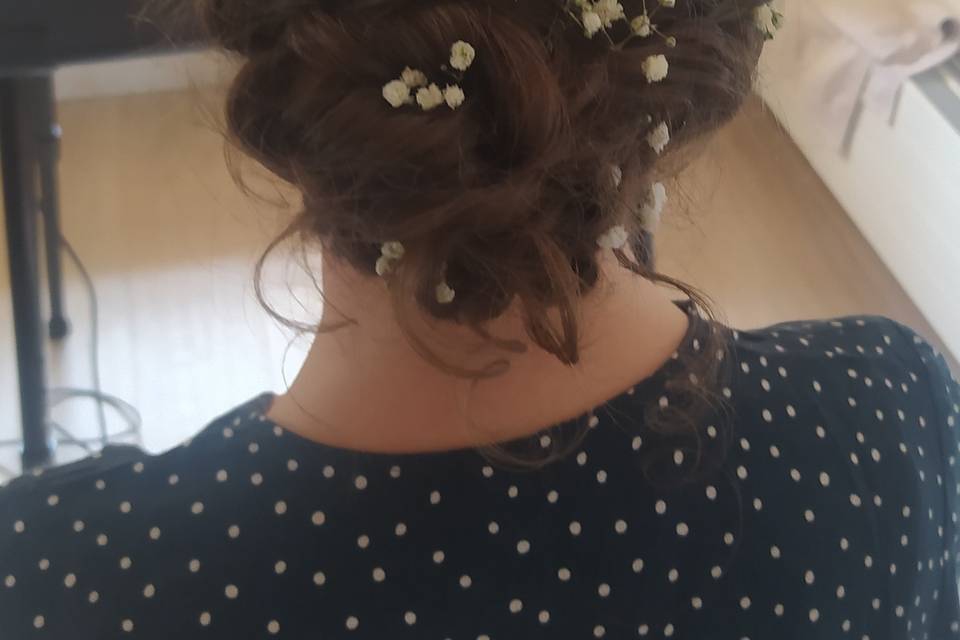 Chignon bas flou