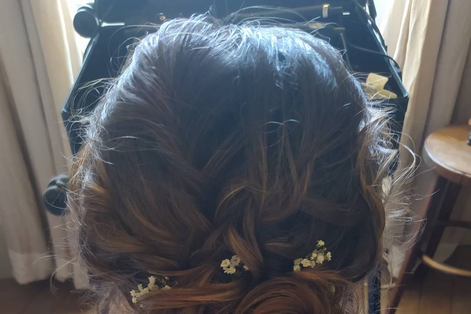 Chignon bas flou