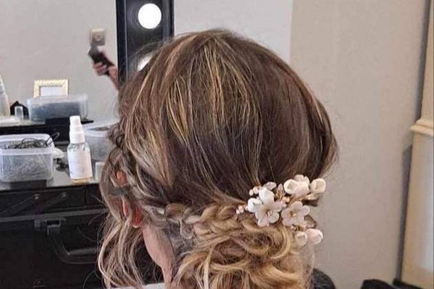 Chignon bas bohème
