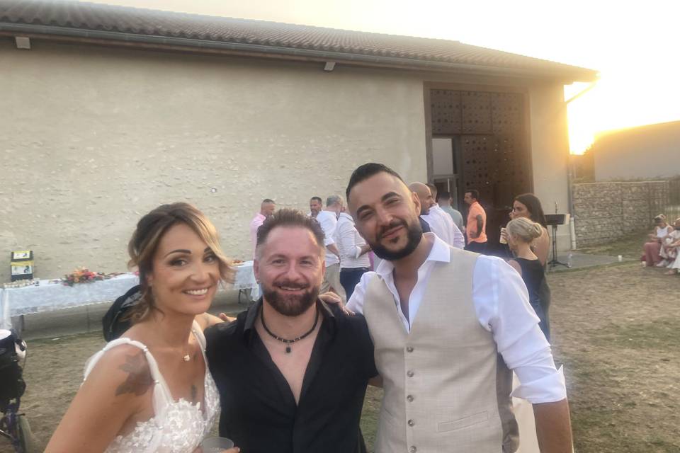 Avec les mariés du 09/08/2025