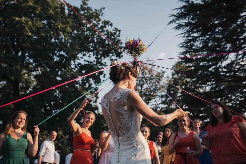 Lancer de bouquet