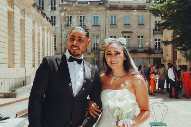 Sorite des mariés Bordeaux