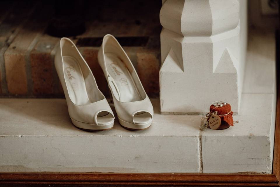 Préparatif mariage bohème