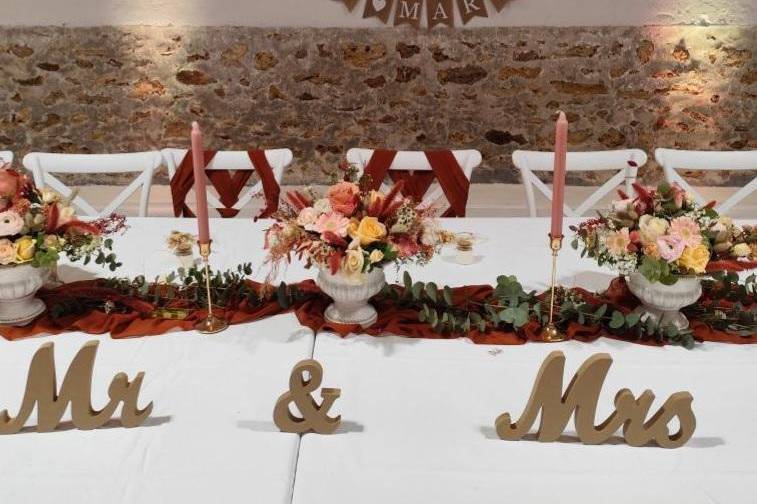 Table d'honneur
