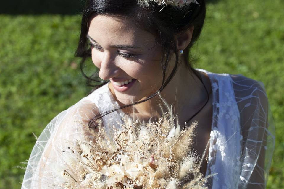 Bouquet et couronne Edith