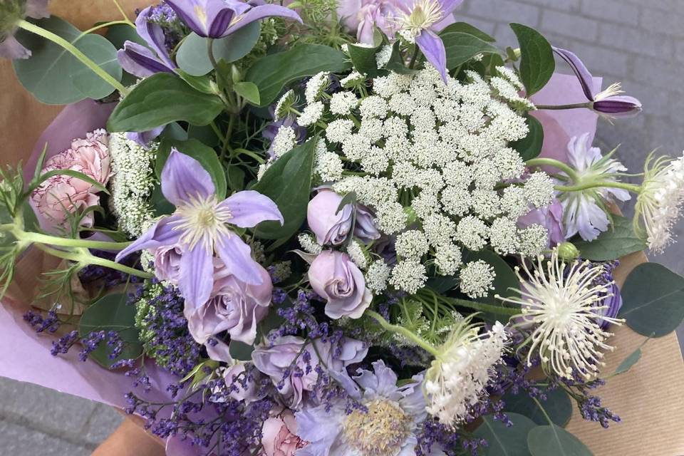 Bouquet parme sauvage