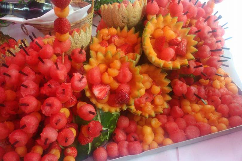 Brochettes fruits