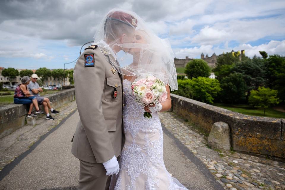 Le baiser des mariés