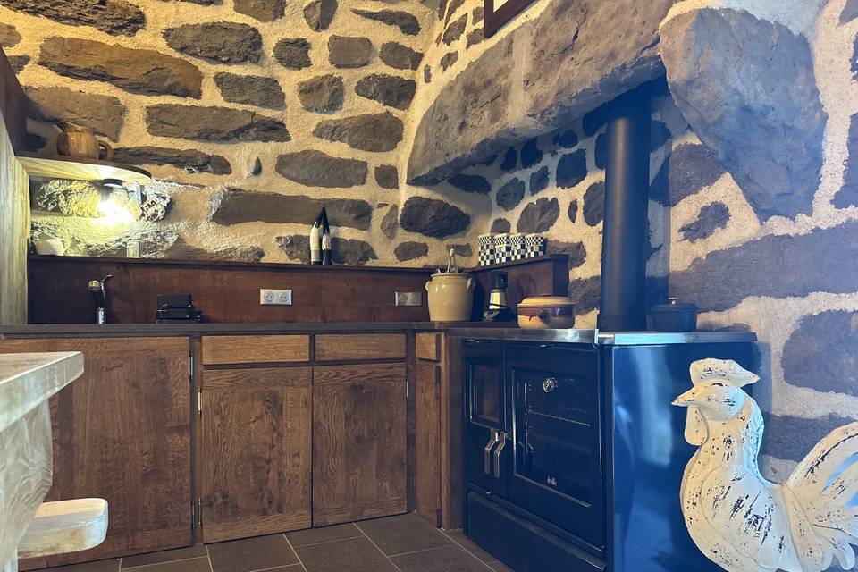Cuisinière à bois petit buron