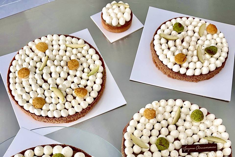 Tarte Poires Caramel et Tonka