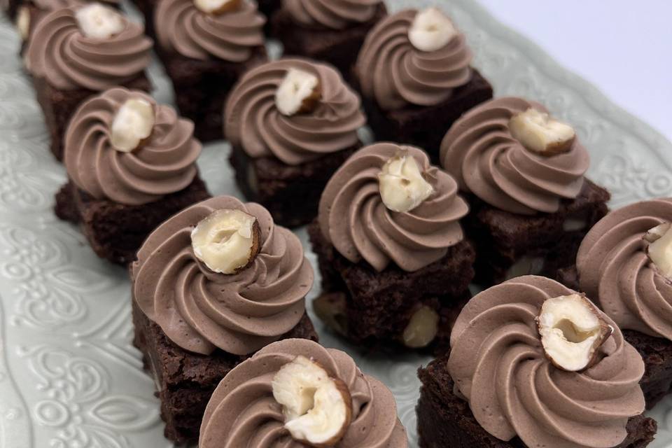 Mignardise brownie gourmand