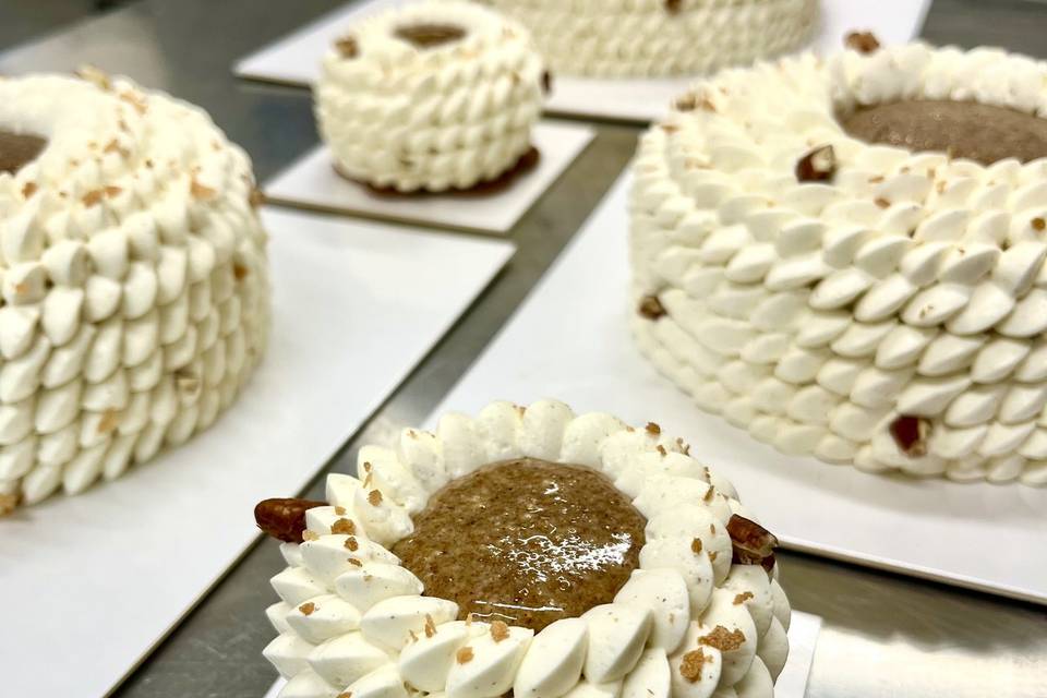 Entremets Vanille Pécan