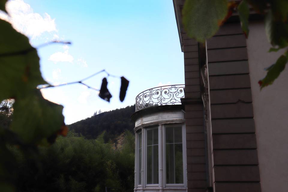 Balcon du Château avec vue