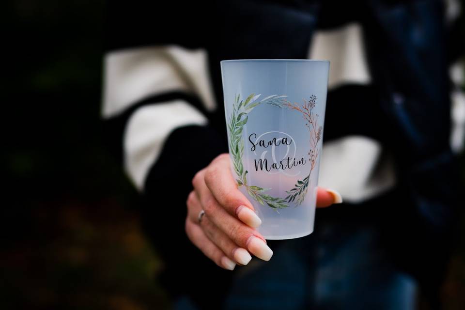 Gobelet mariage personnalisé - Ecocup Réutilisable