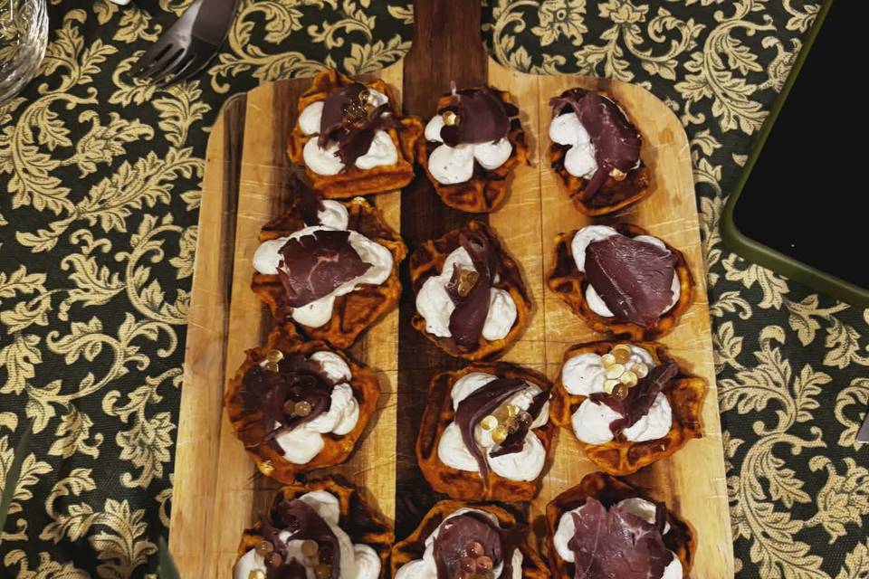Gaufre de patates douces