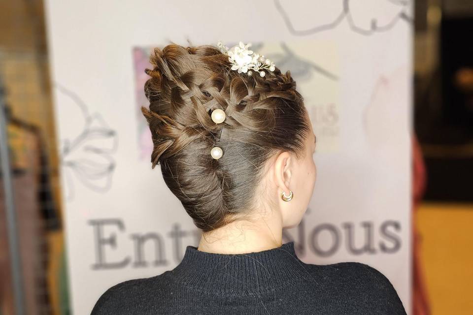 Chignon banane revisité