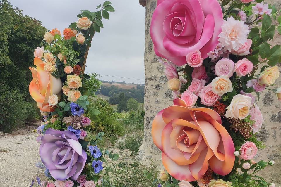 Des fleurs éternelles durables