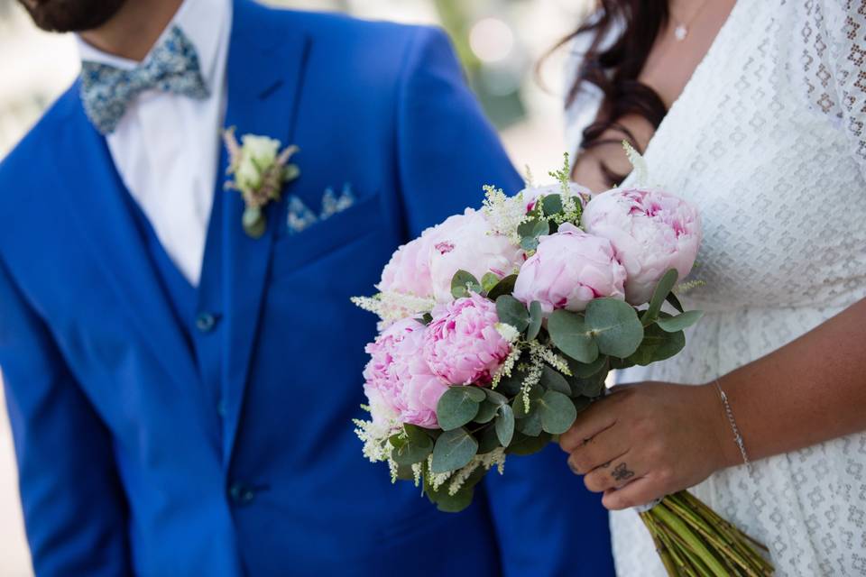 Bouquet pivoine