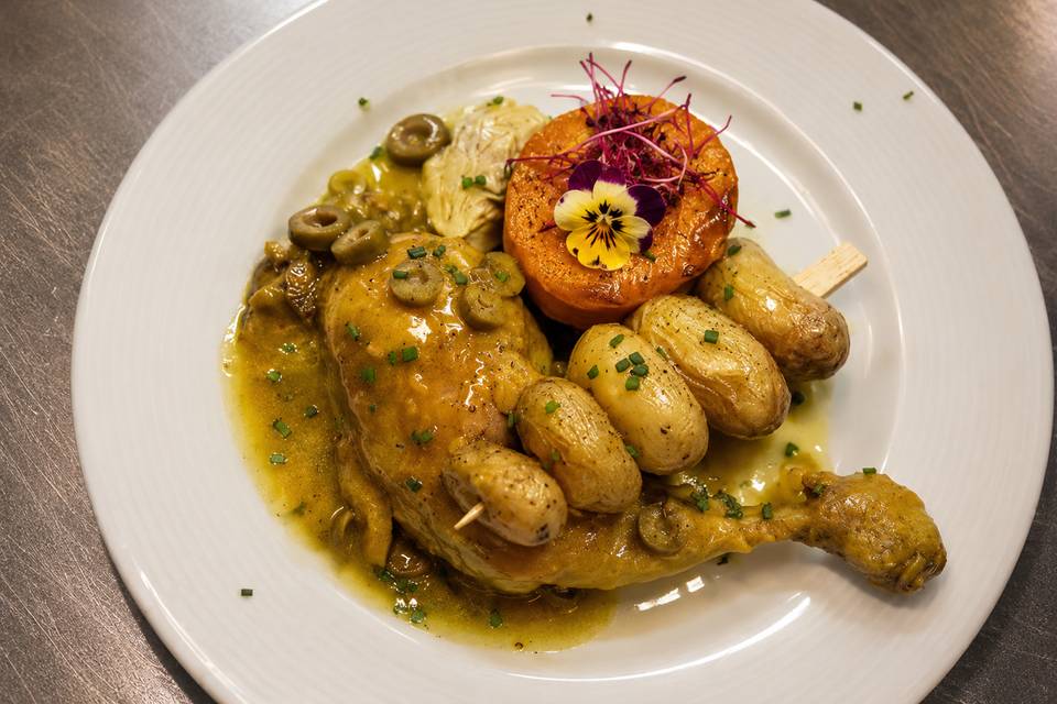 Poulet aux olives