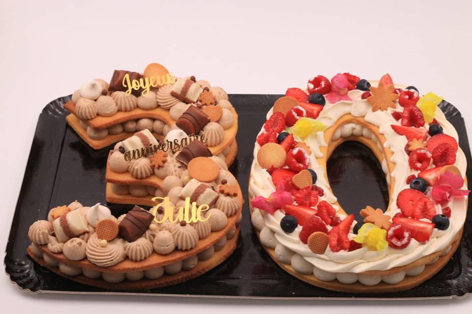 Number cake
