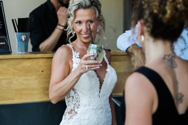 Le sourire de la mariée