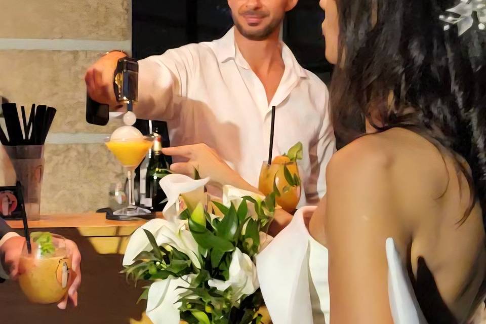 Une bulle pour la mariée