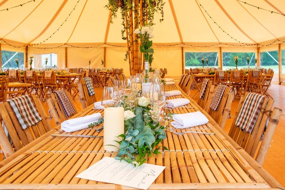 Table bambou