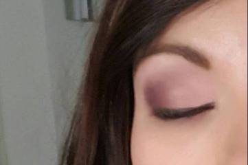 Maquillage tons prune