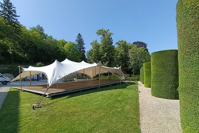 Tente stretch jardin