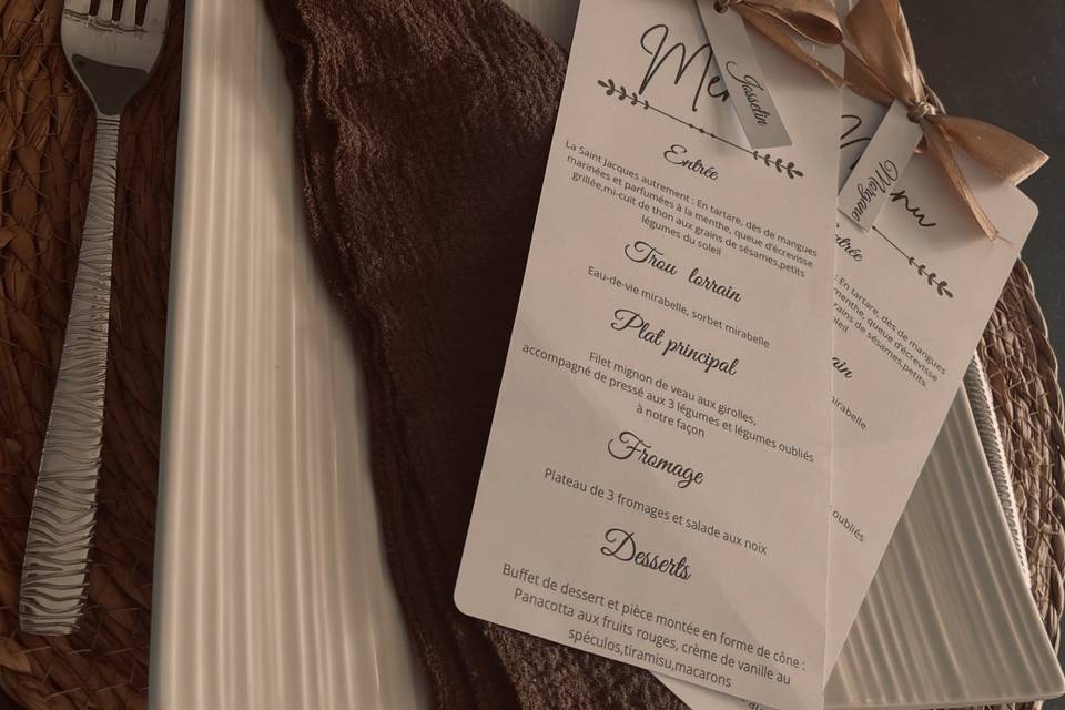 Menus