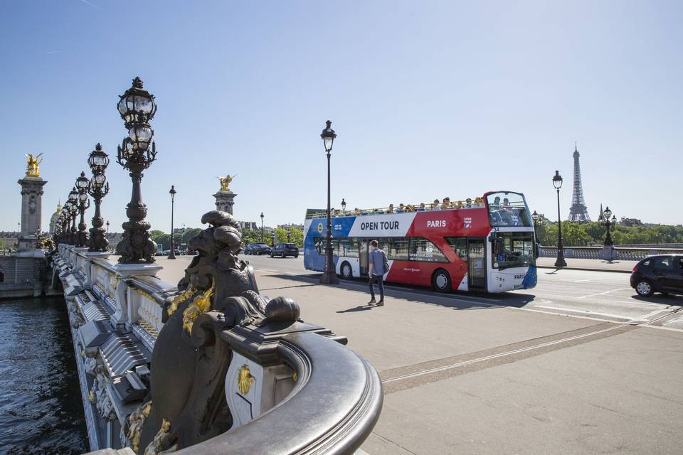 Open-Tour Paris, Réservez vos transports à l'avance