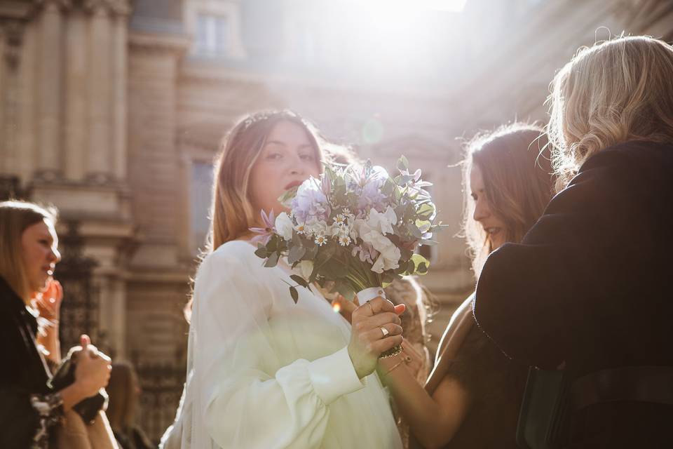 La mariée, lumière