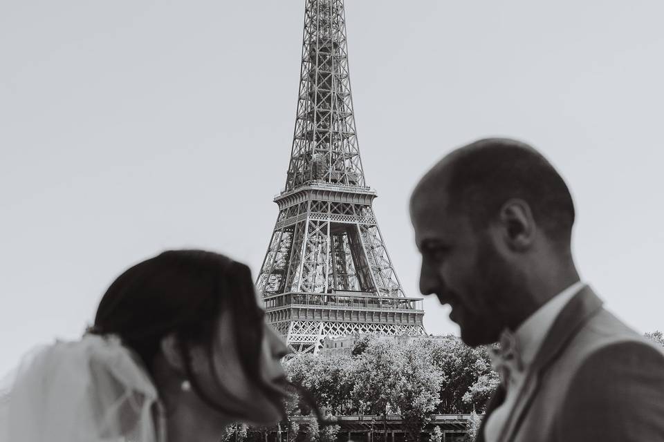 Tour eiffel,  portrait